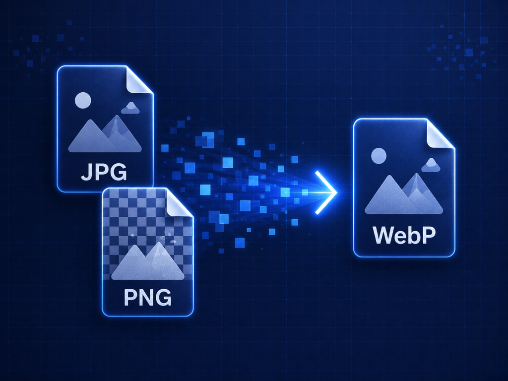 JPG and PNG to WebP image conversion tool by PixelSmithery